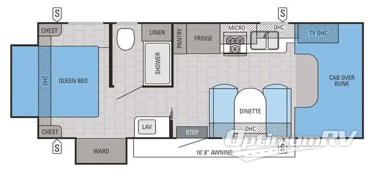 2016 Jayco Redhawk 23XM Floorplan Photo