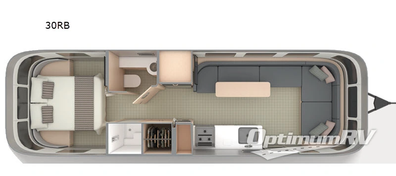 2021 Airstream Globetrotter 30RB Floorplan Photo