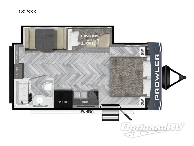 2023 Heartland Prowler 182SSX RV Floorplan Photo