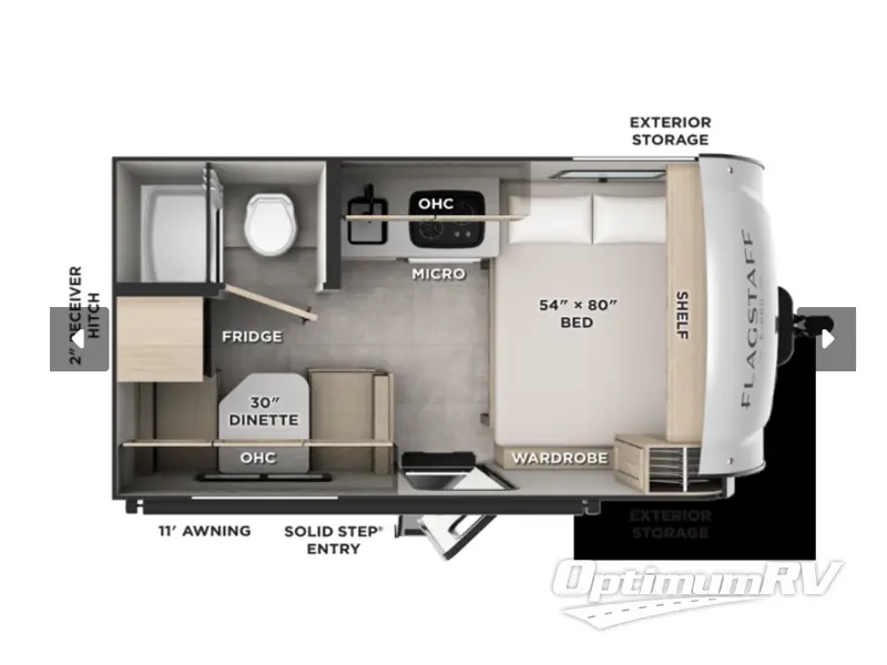 2027 Forest River E-PRO 131DLE Floorplan Photo