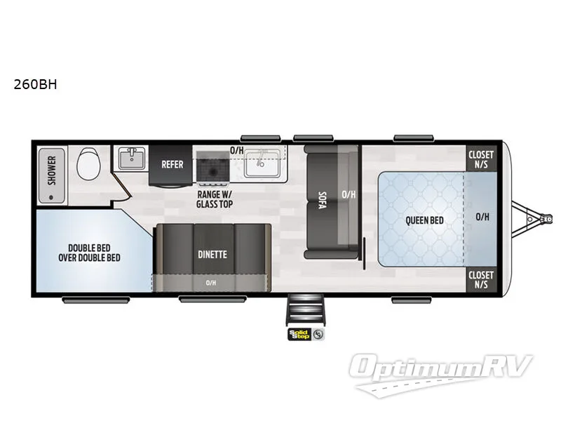 2020 Keystone Springdale 260BH Floorplan Photo