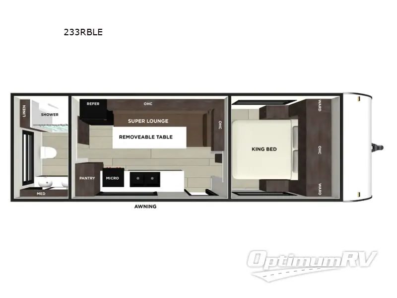 2026 Forest River Wildwood FSX 233RBLE Floorplan Photo
