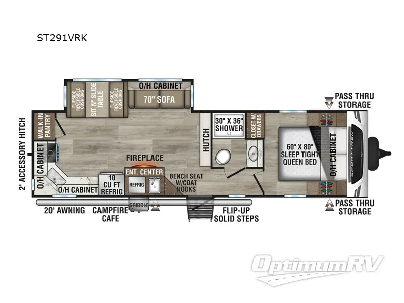2025 Venture SportTrek ST291VRK Floorplan Photo
