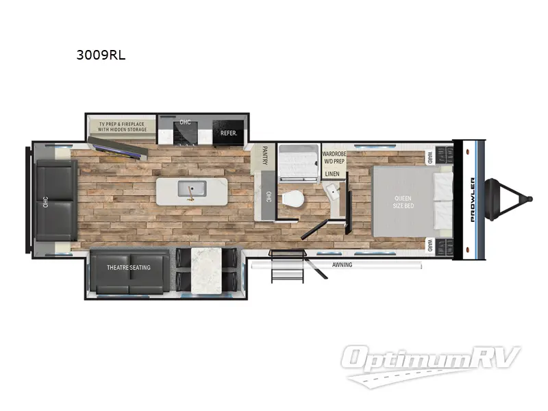 2025 Heartland Prowler 3009RL Floorplan Photo