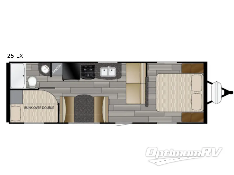 2018 Heartland Prowler Lynx 25LX Floorplan Photo