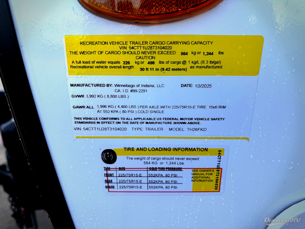 2026 Winnebago Thrive 26FKD Photo 16