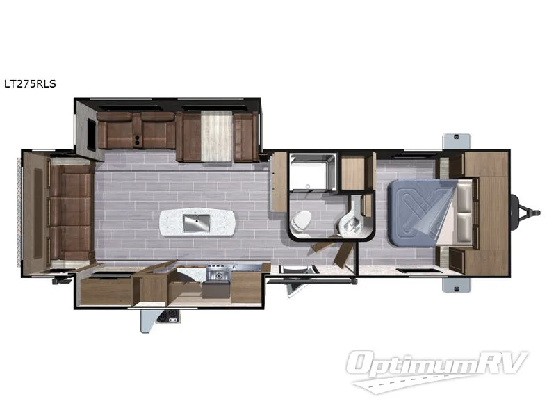 2018 Highland Ridge Open Range Light LT275RLS Floorplan Photo