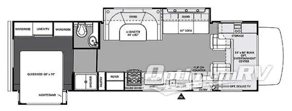 2014 Forest River Forester 3011DS Ford Floorplan Photo