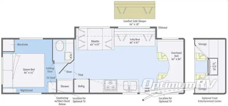 2011 Winnebago Chalet 31C Floorplan Photo
