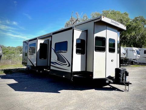 Used 2021 Forest River Sandpiper Destination Trailers 420FL Featured Photo