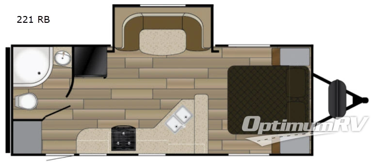 2018 Heartland Sundance Ultra Lite 221 RB Floorplan Photo