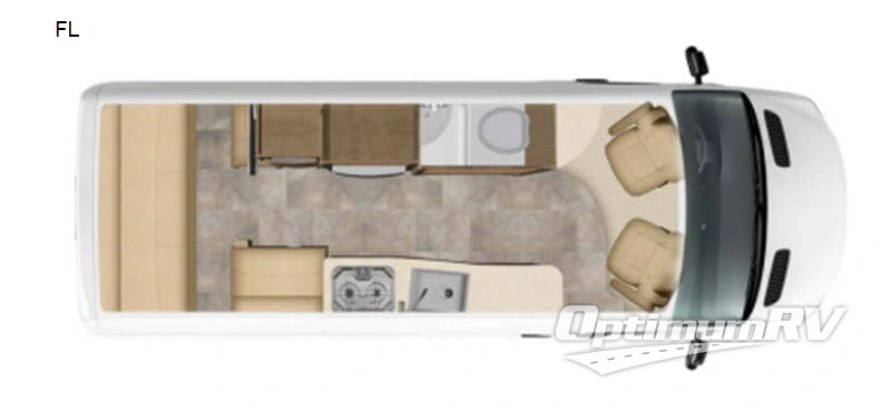2020 Pleasure-Way Plateau FL Floorplan Photo