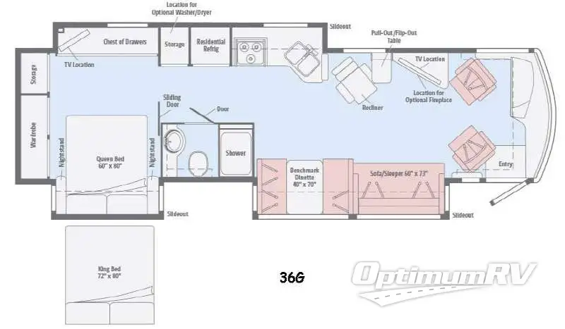 2015 Winnebago Forza 36G Floorplan Photo