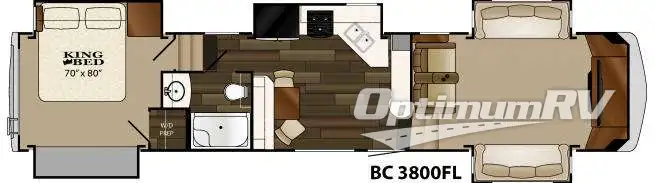 2015 Heartland Big Country 3800FL RV Floorplan Photo