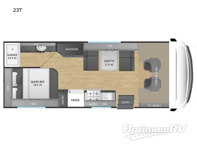 2024 NeXus Triumph 23T Floorplan Photo