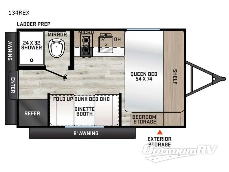2027 Coachmen Catalina Summit Series 7 134REX Floorplan Photo