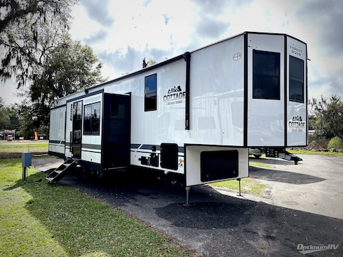 New 2026 Forest River Cedar Creek Cottage Fifth Wheels 413FWC Featured Photo
