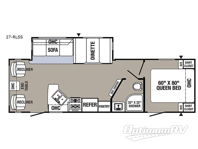2017 Palomino Puma 27-RLSS Floorplan Photo