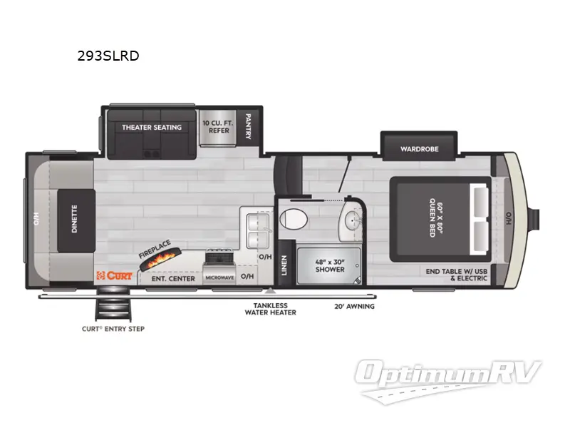 2023 Keystone Arcadia Super Lite 293SLRD Floorplan Photo