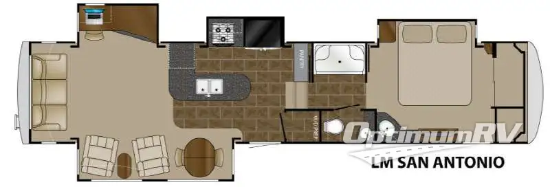2013 Heartland Landmark SAN ANTONIO Floorplan Photo