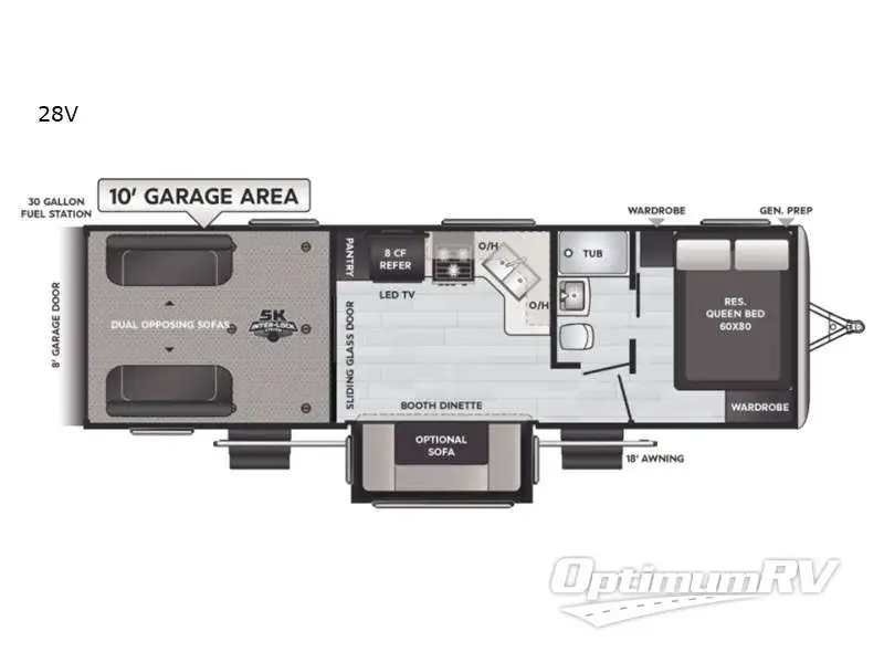 2021 Keystone Fuzion Impact Edition 28V Floorplan Photo