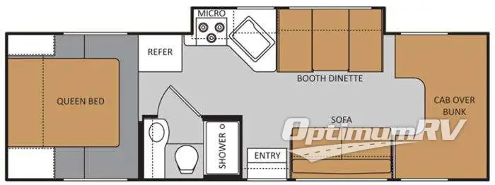 2013 Thor Four Winds 28Z RV Floorplan Photo