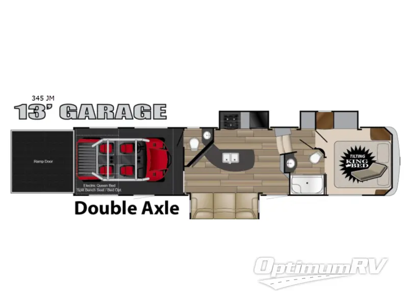 2018 Heartland Torque TQ 345 JM Floorplan Photo