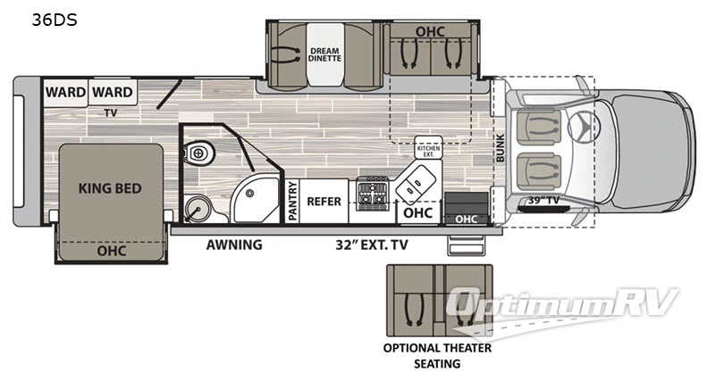2020 Dynamax Isata 5 36DS Floorplan Photo