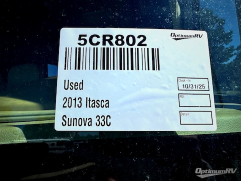Used 2013 Itasca Sunova 33C Featured Photo