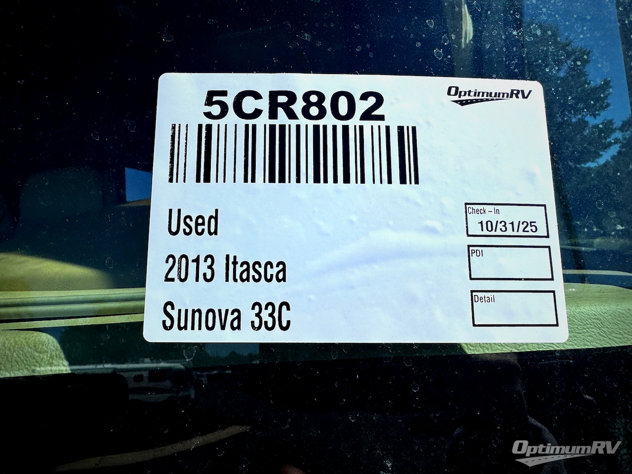 2013 Itasca Sunova 33C Photo 1