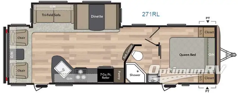 2017 Keystone Springdale 271RL Floorplan Photo