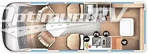2006 Roadtrek Roadtrek - 190 Versatile 190-Versatile RV Floorplan Photo
