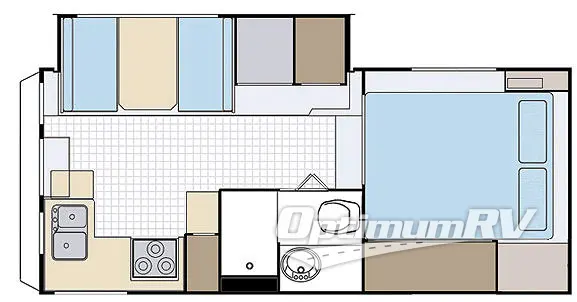 2007 Lance Lance 1181 RV Floorplan Photo