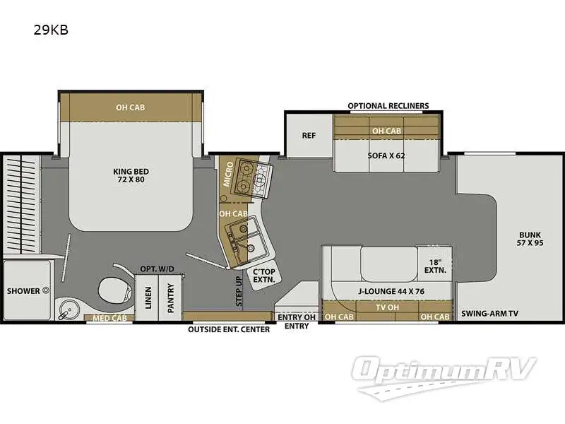 2023 Coachmen Freelander 29KB Floorplan Photo