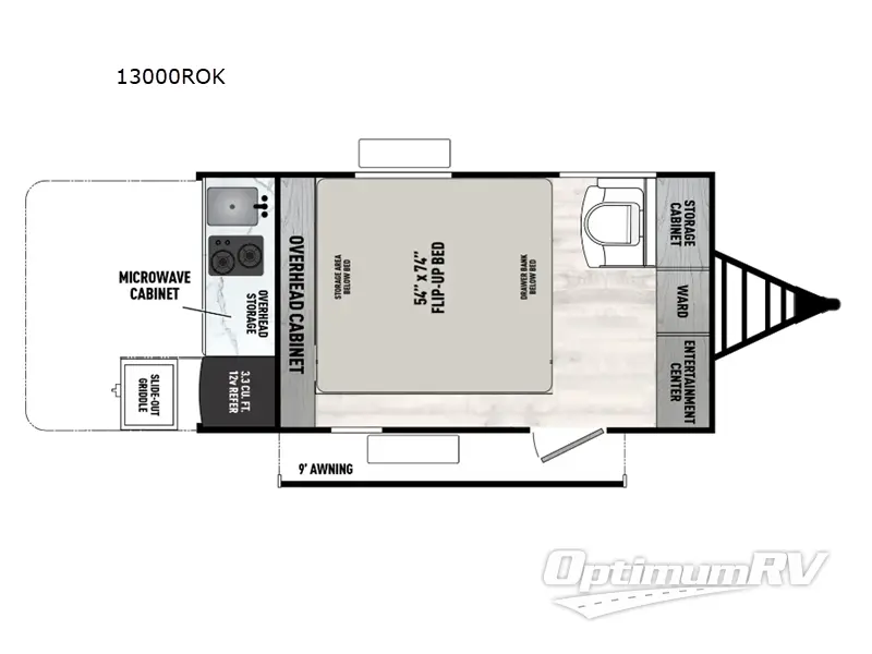 2025 Forest River Viking ROK 13000ROK Floorplan Photo