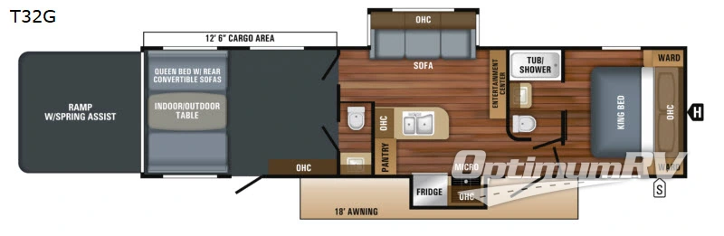2019 Jayco Octane 32G Floorplan Photo