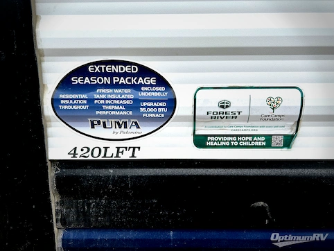 2025 Palomino Puma Destination 420LFT RV Floorplan Photo
