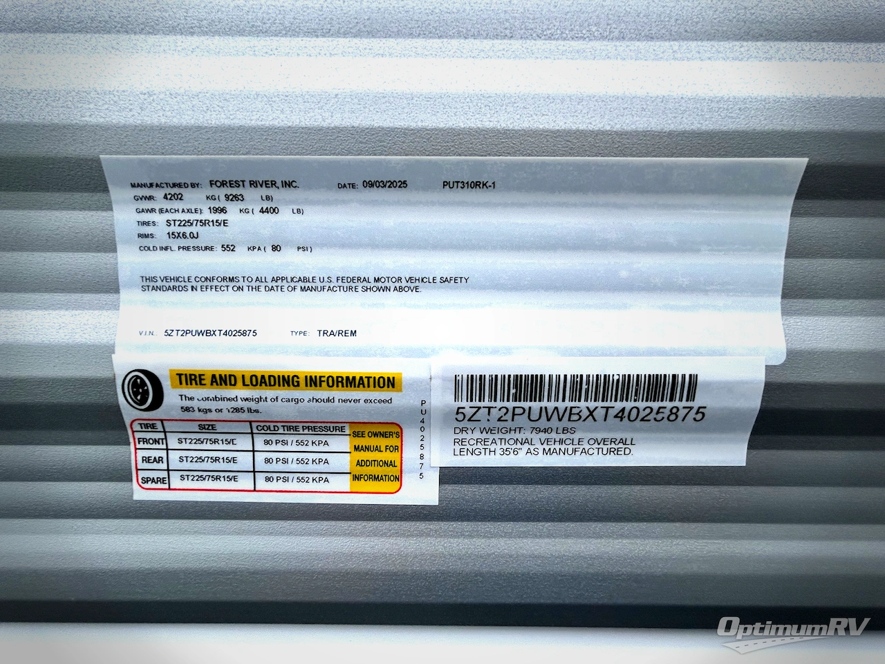 2026 Forest River Puma 310RK Photo 24