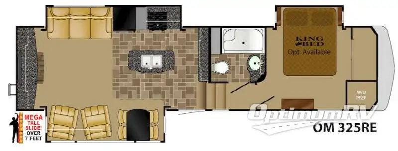 2015 Heartland Oakmont 325RE RV Floorplan Photo