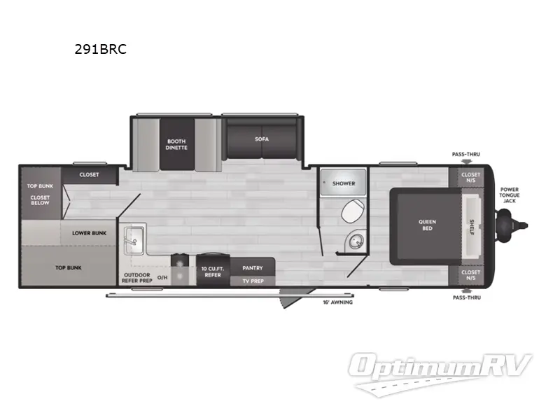 2024 Keystone Springdale Classic 291BRC RV Floorplan Photo