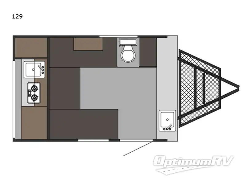 2022 Sunset Park Sunray Classic 129 RV Floorplan Photo