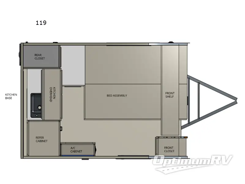 2026 Sunset Park SunRay 119 RV Floorplan Photo