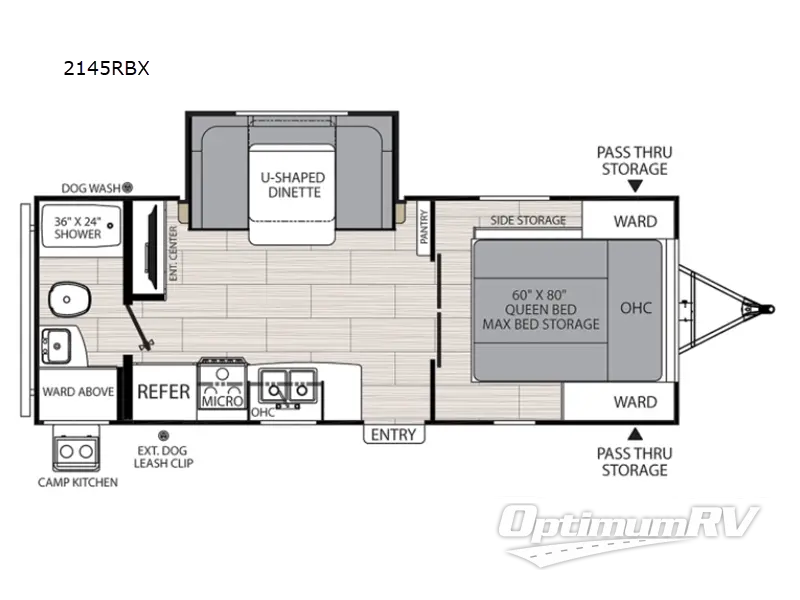2023 Coachmen Northern Spirit XTR 2145RBX RV Floorplan Photo