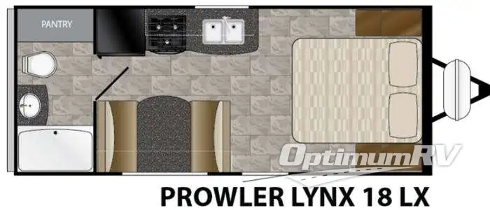 2016 Heartland Prowler Lynx 18 LX Floorplan Photo