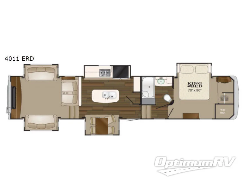 2018 Heartland Big Country 4011 ERD Floorplan Photo