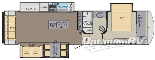 2015 Shasta Phoenix 33CK Floorplan Photo