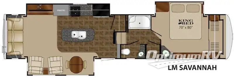 2014 Heartland Landmark SAVANNAH Floorplan Photo