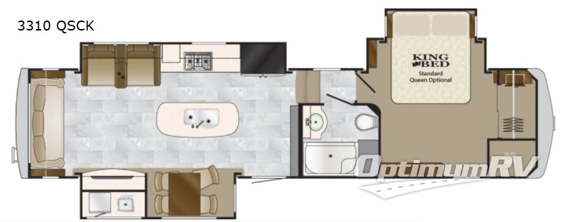 2018 Heartland Big Country 3310QSCK Floorplan Photo