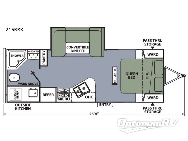 2017 Coachmen Apex Ultra-Lite 215RBK Floorplan Photo