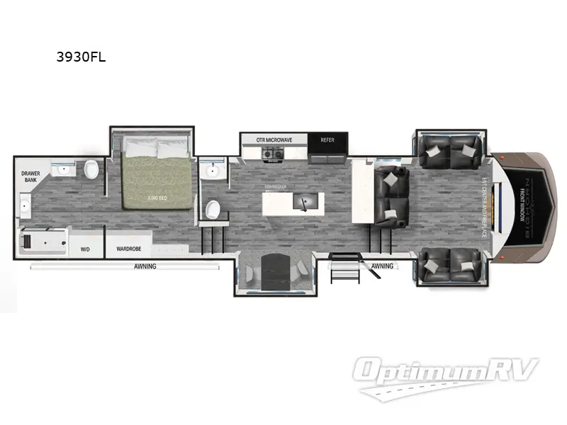 2024 Heartland Bighorn 3930FL Floorplan Photo
